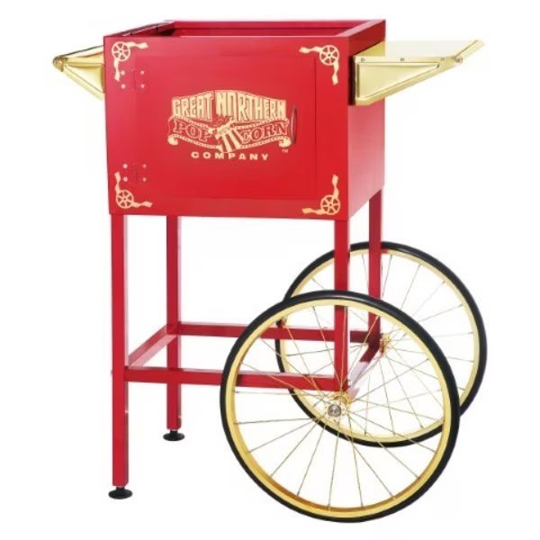 Great Northern Popcorn Machine Cart- Red Roosevelt Replacement Cart for 8 Ounce Poppers, Great Northern Popcorn, Mfr#: 254315MPK